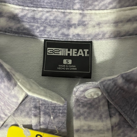 3/25$ (Mix)32 Degrees Cozy Knit Flannel, Lavender/White Plaid, Size S - Picture 8 of 15